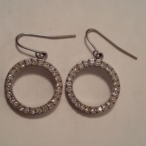 Sterling and Crystals Earrings
